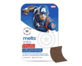 Wellbeing Nutrition Marvel Captain America Melts Kids Organic Multivitamin with Vitamin A B-Complex C D -30 Strips