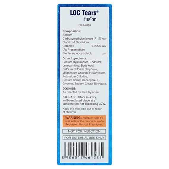 LOC Tears Fusion Eye Drops 10ml - Image 2